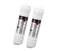 KIMISS Remplacement de Filtre à Membrane d'osmose Inverse de Haute Précision 2 Pièces élément Filtrant de Purificateur d'eau Remplacement de Membrane RO Style Coréen Connexion Rapide 10 Pouces 75g