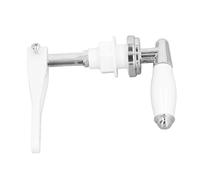 KIMISS Remplacement de la Poignée de Levier de Chasse d'eau du Réservoir de Toilettes - Poignée de Chasse d'eau de Réservoir de Salle de Bain Montée sur le côté avec Céramique et Alliage de Zinc