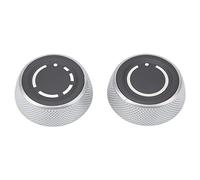 KIMISS Remplacement des Boutons Radio, 2 Pièces pour Panamera 911 Bouton de Contrôle du Volume Bouton de Rotation Gauche et Droit Bouton de Réglage Rotatif