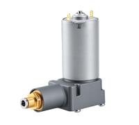 KIMISS Remplacement du Compresseur de Siège Pneumatique, Pompe de Compression d'air de Siège de Camion en Aluminium anodisé 12 V 24 V avec Connexion Rapide de 6 Mm pour Tracteurs Actimo (12V)