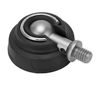 KIMISS Remplacement du Coussinet de Pied Antidérapant pour Trépied de 3/8 Pouces, Caoutchouc Durable et Acier Inoxydable, Diamètre de 50mm pour Trépieds et Monopodes d'appareil Photo