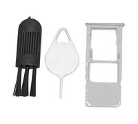 KIMISS Remplacement du Support de Plateau de Carte SIM A51 avec Broche d'éjection-fente en Plastique Durable pour A515U (SILVER)