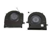 KIMISS Remplacement du Ventilateur de Refroidissement de l'ordinateur Portable pour Omen 15 EK Series - Efficient à 4 Broches Filoteur Interne pour des Performances Améliorées (CPU et GPU)