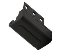 KIMISS Renfort de Serrure de Porte de sécurité Domestique-alliage d'aluminium Durable 800LBS Conception Inviolable pour une Protection Améliorée (BLACK)