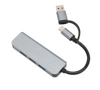 KIMISS Répartiteur de Hub USB C 4 Ports, Hub USB 3.0 5Gbps pour Ordinateur Portable et Pro, Adaptateur de Transfert de Données à Grande Vitesse pour et OS