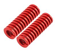 KIMISS Ressort de Compression à Charge Moyenne de 30 Mm de Diamètre Extérieur - 15 Mm de Diamètre Intérieur pour Imprimantes 3D, Ressort de Moule Rouge, 2 Pièces en Usine Robuste (TM30*90mm)