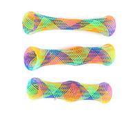 KIMISS Ressorts pour Animaux de Compagnie 3 Pièces, Jouet en Tube en Forme de Ressort pour Chat, Bâtons Interactifs Rebondissants Colorés, Jouets Pliants à l'herbe à Chat avec Cloche