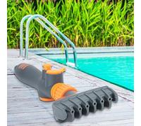 KIMISS Retourne de Poussière de Piscine à Main et Nettoyage du Filtre à Eau pour Un Nettoyage Efficace de la Piscine | Intensité d'eau Réglable | Comprend Le Connecteur de Tuyau