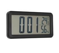 KIMISS Réveil Numérique Parlant avec Affichage de la Température et de l'humidité - LCD Portable pour Dortoir et Bureau, Montage Mural pour la Maison et l'utilisation