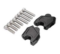 KIMISS Risers de Guidon de moto,Une paire de Guidons de moto CNC Monte un collier de Serrage pour NC700X NC700S NC750X NC750S CB500F CB500 (Noir)