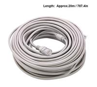 KIMISS RJ45 Cat 5 Réseau Ethernet Câble de raccordement + Câble Ethernet CCTV DC 5M / 10M / 15M / 20 mètres pour les caméras IP Système NVR 10Mbps / 100Mbps(20M)