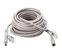KIMISS RJ45 Cat 5 Réseau Ethernet Câble de raccordement + Câble Ethernet CCTV DC 5M / 10M / 15M / 20 mètres pour les caméras IP Système NVR 10Mbps / 100Mbps(15M)