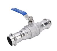 KIMISS Robinet à Boisseau Sphérique à Passage Complet en Acier Inoxydable DN32 1 1/4 Po - Robinet à Boisseau Sphérique à Pression Robuste pour Applications d'eau, de Pétrole et de Gaz