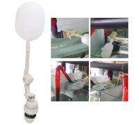 KIMISS Robinet à Boisseau Sphérique Flottant DN15 pour l'aquaculture et l'eau Potable - Robinet Flotteur de Réservoir en ABS Résistant à la Corrosion, à Boisseau Sphérique Flottant Réglable pour