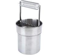 KIMISS Rondelle de Brosse d'artiste à Double Couche-nettoyant de Brosse Portable en Acier Inoxydable pour la Peinture, les Croquis et les Fournitures Artistiques