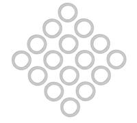 KIMISS Rondelles Plates en Acier Inoxydable - 60 Pièces de Vis et Boulons de 6 Mm de Diamètre Intérieur, 9 Mm de Diamètre Extérieur - Kit de Matériel d'entretien et de Réparation (4807-0609-0500)