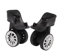 KIMISS Roue de Bagages de Remplacement, Valise de Voyage, Pièces de Voiture, roulettes de Valise, Accessoires Rotatifs pour Réparation