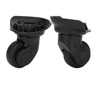 KIMISS Roues de Rechange Roues de Bagages Kit de Remplacement Noir PP Pet Outdoor Single Row Universal Wheel Valise Drawbar Box Bagages Cases Accessoire