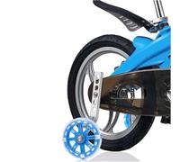 KIMISS Roues d'entraînement de 12 Pouces 20 Pouces - Roues de Soutien à la sécurité Universelles pour Les Vélos - Stabilisateurs d'installation Faciles pour la Formation 'équilibre (Blue)