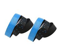 KIMISS Ruban de Guidon de Vélo - Ruban de Guidon courbé pour un Confort et un Contrôle Améliorés | Enveloppe de de Vélo Respirante, Absorbant les Chocs et Facile à Installer | 2 Rouleaux de (noir et