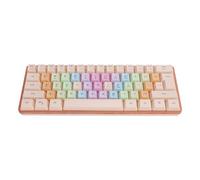 KIMISS RVB LED Backlit Compact 61 Keys Clavier Clavier câblé Mécanique 5 Niveaux de luminosité Radiquables Key Tableaux de Jeu RVB pour Usage de Bureau