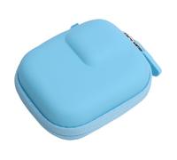 KIMISS Sac D'appareil Photo à Coquille Dure, Sac à écharpe de Caméra étanche pour L'action 5 Pro, Conçu avec Expertise avec Une Doublure en Toison Luxueuse, Une Résistance à L'impact (Blue)