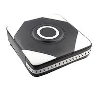 KIMISS Sac de Boxe Mural en PU Target - Tapis de Mural pour Entraînement Sanda et Taekwondo, Cuir PU Robuste, Design Absorbant Les Chocs (Noir et Blanc)