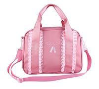 KIMISS Sac de Danse pour Filles - Fourre-Tout de Ballet pour Enfants avec Design Personnalisable - Sac de Ballet brodé élégant pour Toutes Les Activités de Danse (Pink)