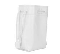 KIMISS Sac de Pochette de Caméra en Cuir PU en Cuir Rose pour Caméra Instantanée et Numériques, Organisateur de Stockage Compact pour Photographie (White)