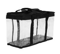 KIMISS Sac de Rangement pour Outils en PVC Robuste-Entretien et Voyage de Grande capacité (S 8,9 X 1,5 Pouces)