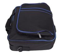 KIMISS Sac de Transport de Voyage, étui de Protection pour Console SC Hc195 SC Akx200e Slim Manette de Jeux Grande capacité et Accessoires de JeuBleu Noir (Bleu Noir)