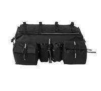 KIMISS Sac de VTT, Sac de Rangement étanche de Grande capacité de 55 L avec Conception Détachable et Bandes Réfléchissantes, pour la Plupart des VTT UTV avec Porte-Bagages Arrière (Black)