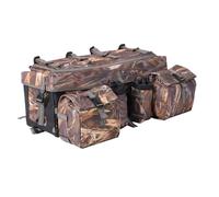 KIMISS Sac de VTT, Sac de Rangement étanche de Grande capacité de 55 L avec Conception Détachable et Bandes Réfléchissantes, pour la Plupart des VTT UTV avec Porte-Bagages Arrière (Camouflage)