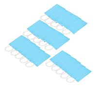 KIMISS Sacs Cadeaux en Papier Kraft de qualité Supérieure pour Le Shopping, Les Fêtes et Les événements - Emballage de 20 Pièces (Blue)