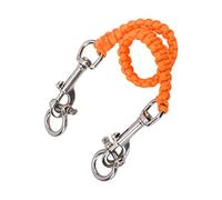 KIMISS Sangle de Lanière de Caméra sous-Marine + Corde de Poignée de Plateau de Caméra de Plongée, Résistance à la Corrosion + Corde de Poignée de Boîtier de sous-Marine (Orange)