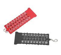 KIMISS SC Oard 2 Pièces, Compteur de Points à 18 Trous, Accessoires d'entraînement, Trous, Accessoire de Compétition d'entraînement, Tour Noir et Rouge