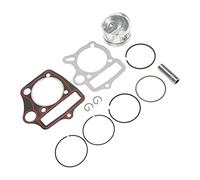KIMISS Segments de Piston de 52,4 Mm, Jeu de Joints Haute Résistance pour Anneau Métallique 110 Reconstruire 125 Moteur ATV Dirt Pit Bike Go Kart Kit