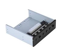 KIMISS Sélecteur de Disque Dur, Commutateur de Contrôle d'alimentation HDD avec Commutateur de Disque pour Ordinateur de Bureau - pour Une Alimentation étendue,