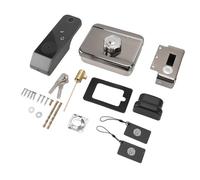 KIMISS Serrure de Porte électronique à Empreintes Digitales, en Acier Inoxydable étanche pour l'intérieur et l'utilisation, Plusieurs Méthodes de Déverrouillage