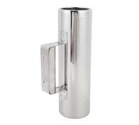 KIMISS Shaker Guiro en Métal à Percussion Latine Professionnelle avec Grattoir, Instrument de Musique Portatif Guiro pour Concert de Groupe de Jazz, Performance en Direct