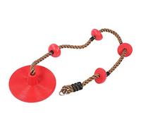 KIMISS Siège de Balançoire pour Enfants, Plate-forme de Disque de Balançoire Sûre, Jouet d'entraînement d'aire de Jeux Intérieure et Extérieure avec Cordes Réglables