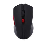 KIMISS Souris de Jeu Fil à 2,4 GHz, Souris Optique Portable pour Les Jeux et Utilisation PC, DPI Réglable 2400 (Black)