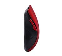 KIMISS Souris de Jeu Fil à 2,4 GHz, Souris Optique Portable pour Les Jeux et Utilisation PC, DPI Réglable 2400 (Rouge)