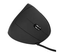 KIMISS Souris de Jeu Verticale Optique Ergonomique 6D - Réglable 800-3200 DPI, sans Fil 2,4 G, Indicateurs LED, Conception Anti-Transpiration, pour Les Jeux et Le Bureau (Black)