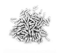 KIMISS Spikes Vis à Pointes de Voiture 100 Pièces 8 x 10 mm Clou de Glace de Neige Boulons de Vis de Roue Antidérapants Accessoires pour Voiture Camion SUV ATV Moto
