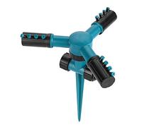 KIMISS Sprinkler de Jardin Rotatif à 360 ° pour Arrosage de Pelouse et de Cour - Outil d'irrigation à 3 Bras Réglable pour Une Couverture d'eau Efficace