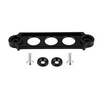 KIMISS Support d'arrimage de Batterie, Verrou de Maintien anodisé pour/CRX 1988 - 2000 - Support de Batterie en Aluminium de qualité Supérieure (BLACK)