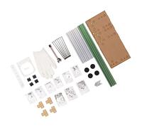 KIMISS Support de Boîtier PC en Plein Air DIY-Banc de Test ATX pour Cartes Mères ITX/M-ATX, Excellente Dissipation Thermique et 4 Emplacements PCI pour la Maison et l'utilisation (Argent Vert)