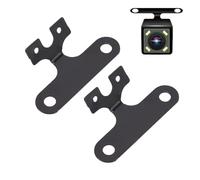 KIMISS Support de Caméra de Recul Support de Caméra Arrière de de Recul de Voiture Universel Réglable en Acier Inoxydable 304 Trous de Vis de 13 Mm avec Adhésif pour (Monobloc)