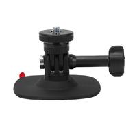 KIMISS Support de Caméra pour Casque, Support Universel pour Caméra de Menton pour Casque de Moto avec Port de Vis 1/4, Rotation à 180 Degrés, Grande Base Adhésive Pliable pour L'action